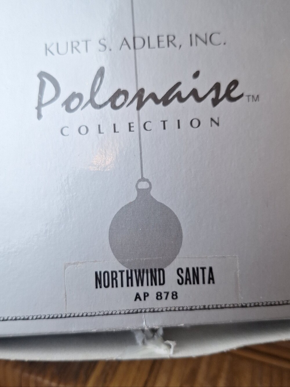 Kurt Adler "North Wind Santa" Glass Ornament. POLONAISE AP878. Retired W/box - Picture 6 of 6